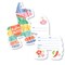 Big Dot of Happiness Fiesta Invitations with Envelopes, You're Invited Pinata-Shaped Mexican Themed Party Fill-In Invitation Flat Cards - Set of 12